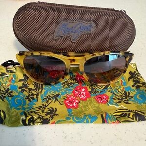 Maui Jim Pua Hana HS238-21A Honey HCL Tokyo Tortoise Sunglasses Maui Rose Lenses